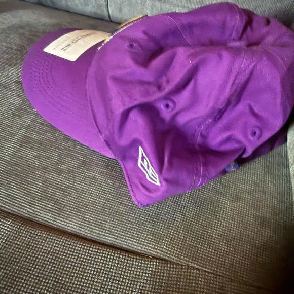 New Era Minnesota Vikings‎ Purple Adjustable Hat Unisex Size Large Football Cap - Picture 2 of 6